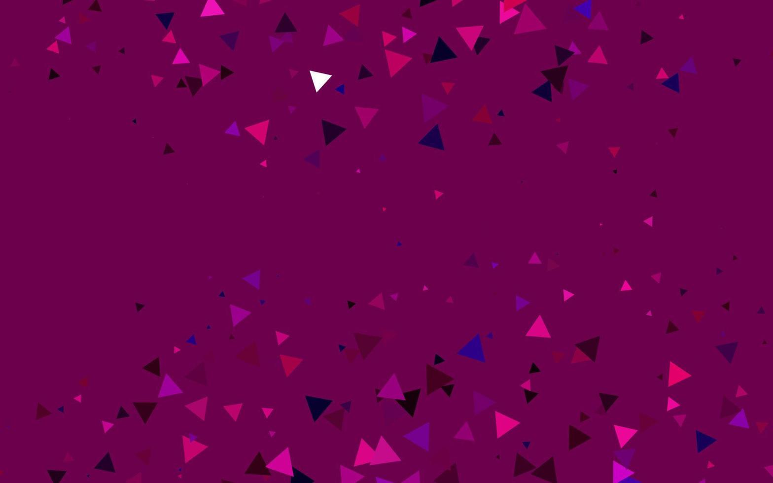 Light Pink vector pattern in polygonal style.