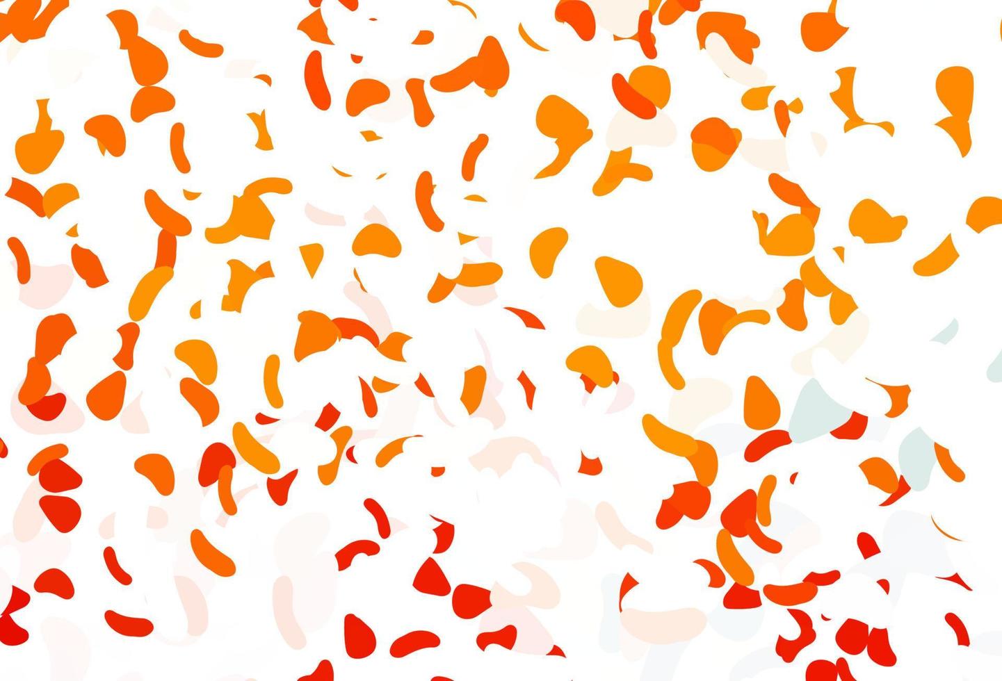 Light Orange vector backdrop with abstract shapes.