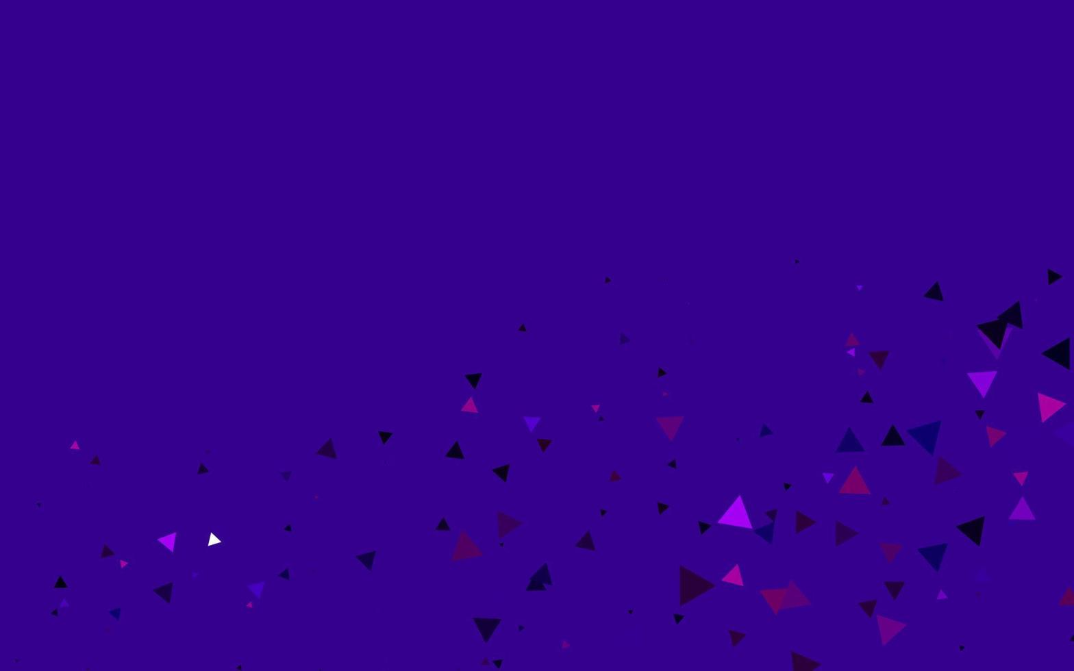 Light Purple, Pink vector template with crystals, triangles.