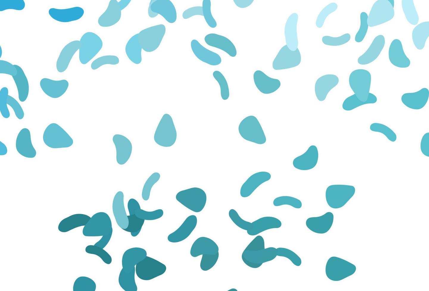 Light BLUE vector background with abstract forms.