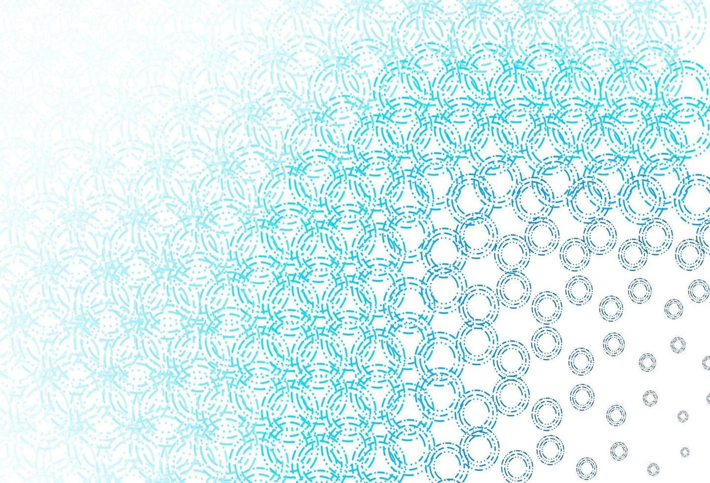 Light blue vector pattern with spheres.