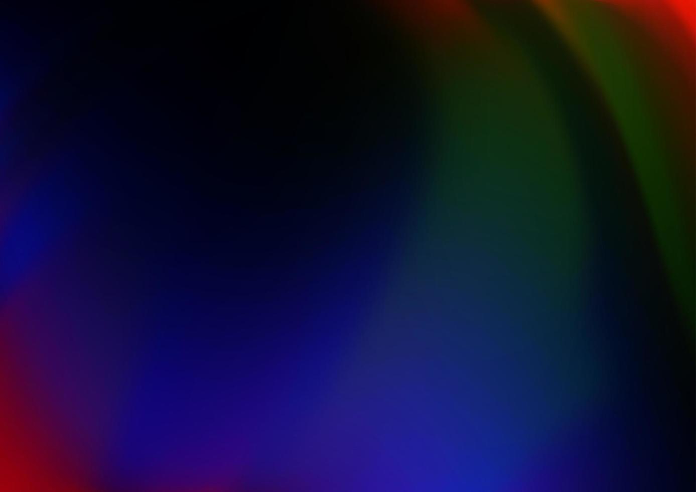 Dark Multicolor, Rainbow vector abstract blurred background.