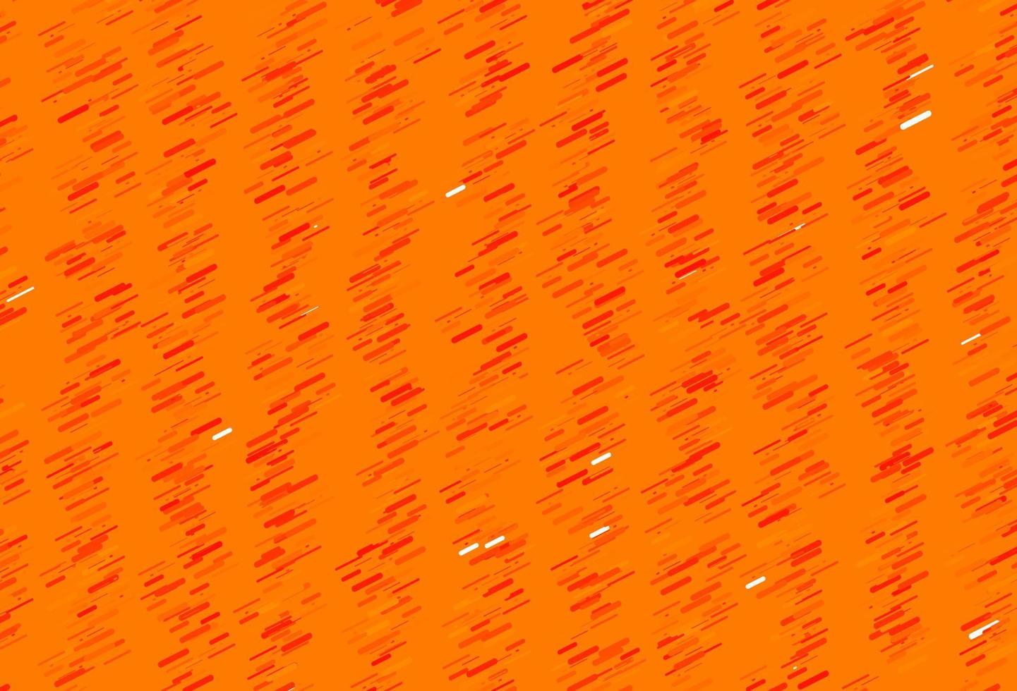 Telón de fondo de vector naranja claro con líneas largas.