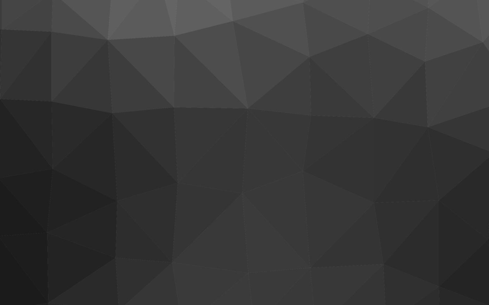 Dark Silver, Gray vector polygon abstract backdrop.