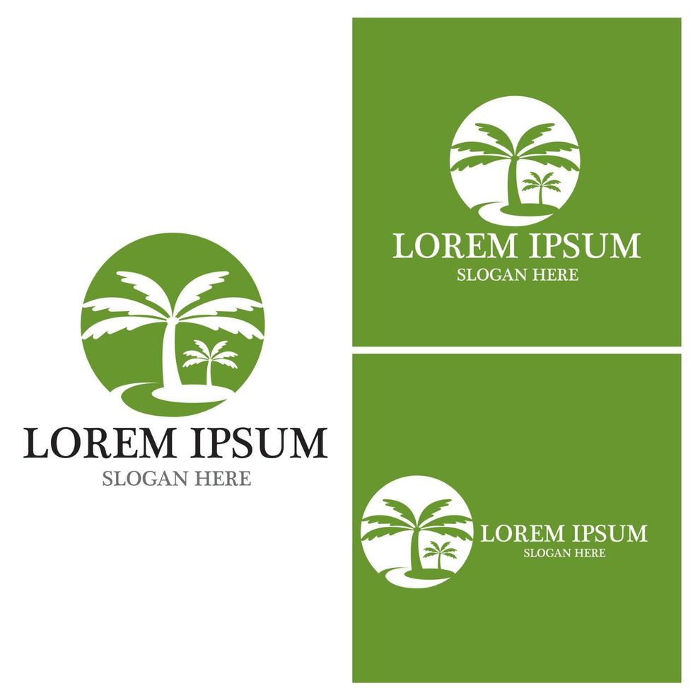 Tree icon and symbol vector template