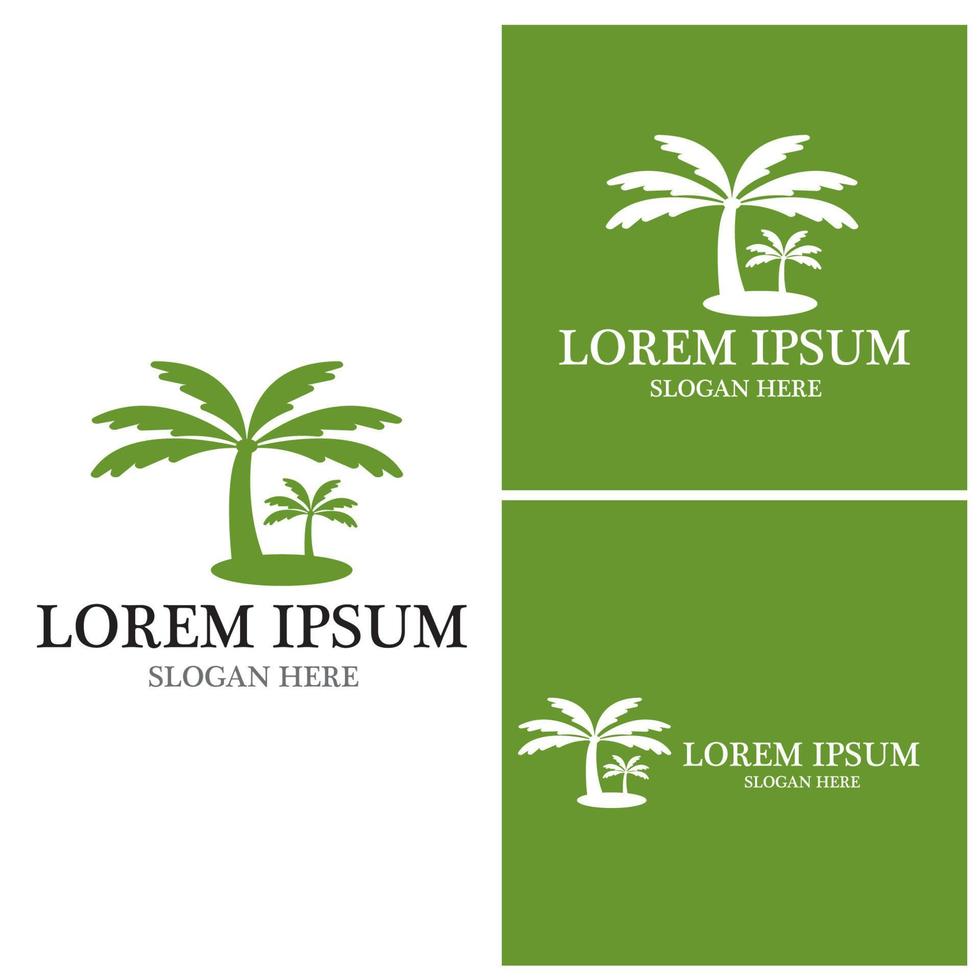 Tree icon and symbol vector template