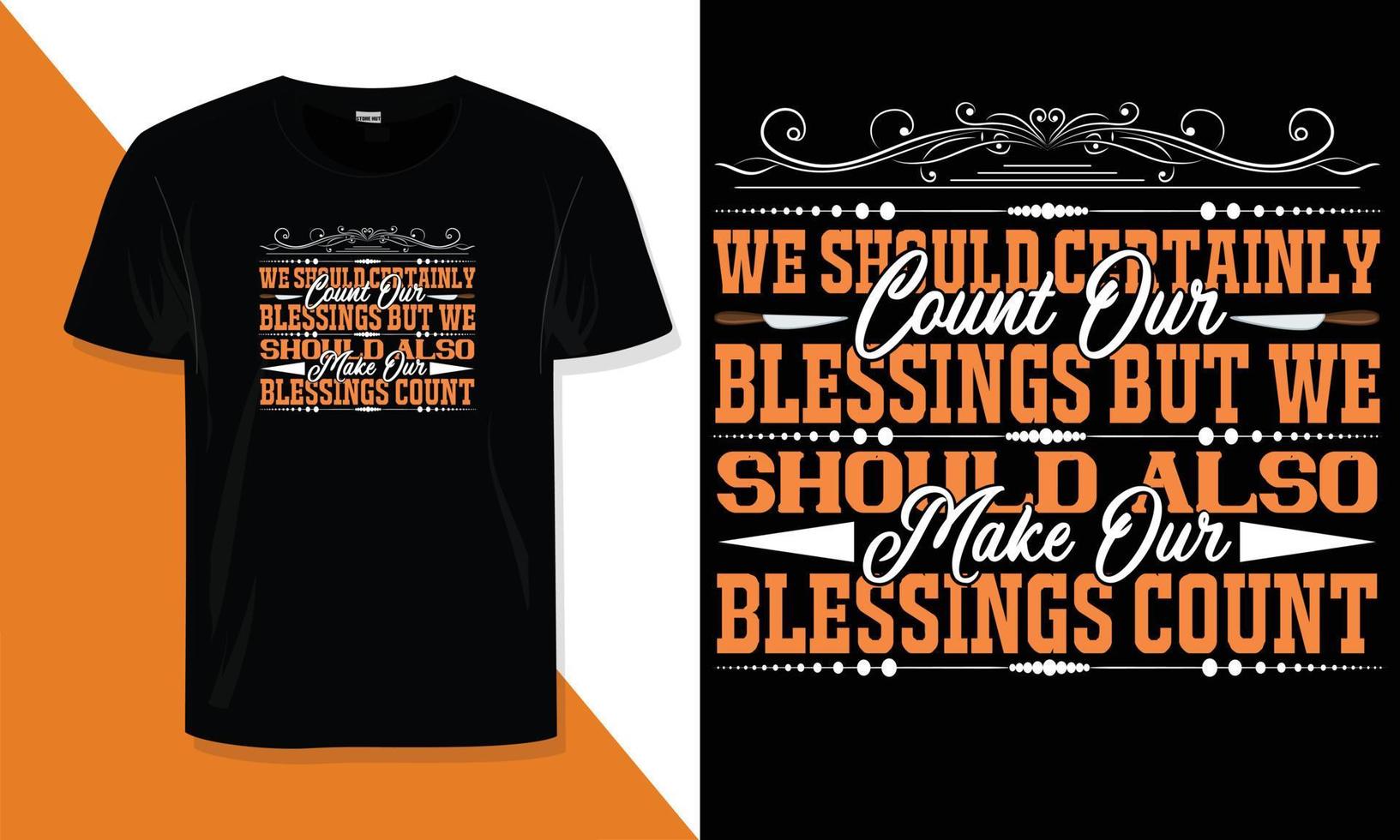 thanksgiving Day T-Shirt Design vector