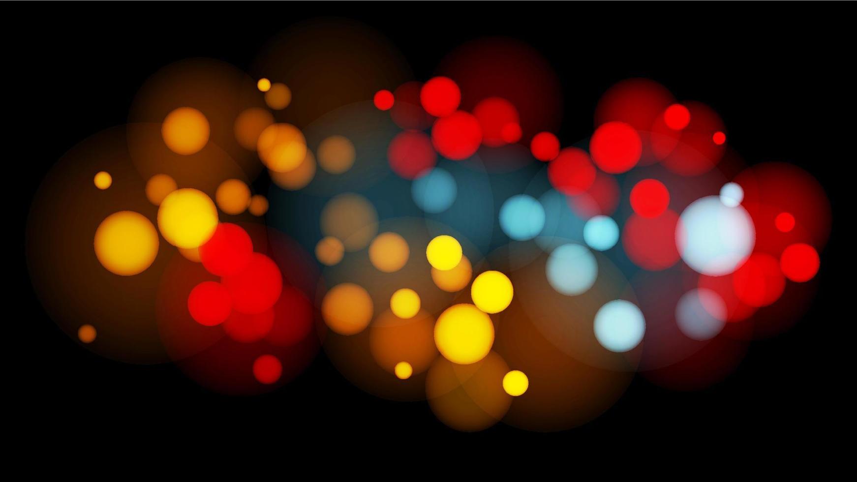 Fondo abstracto de ilustración de luz bokeh vector