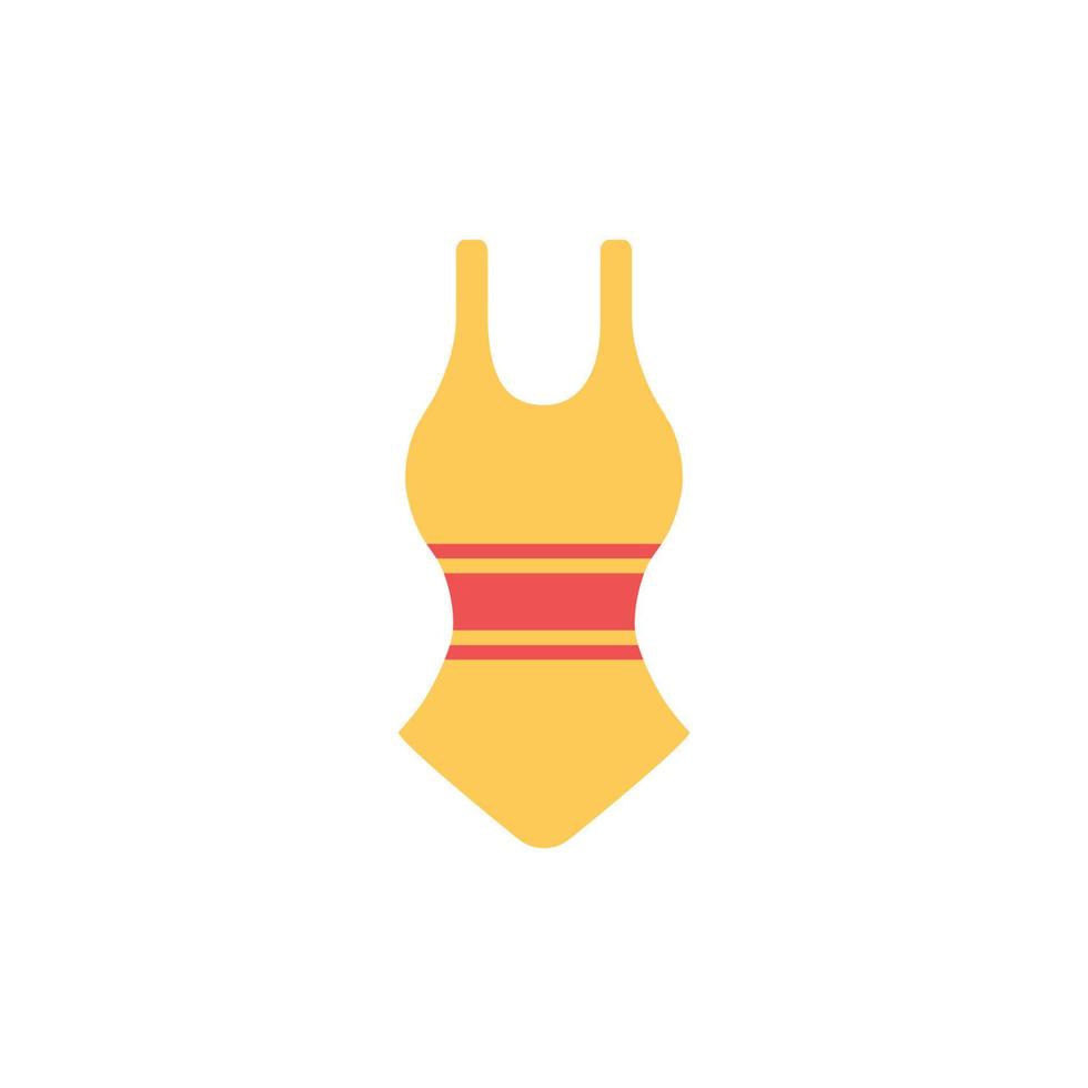 Cute swimming suit icon, Vector and Illustration.