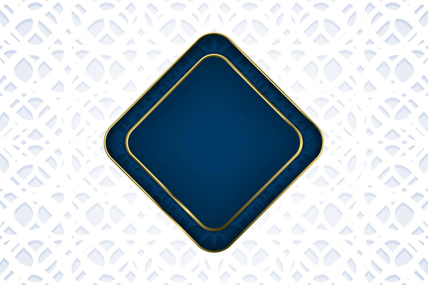 Luxury islamic decorative background with arabesque pattern vector illustration