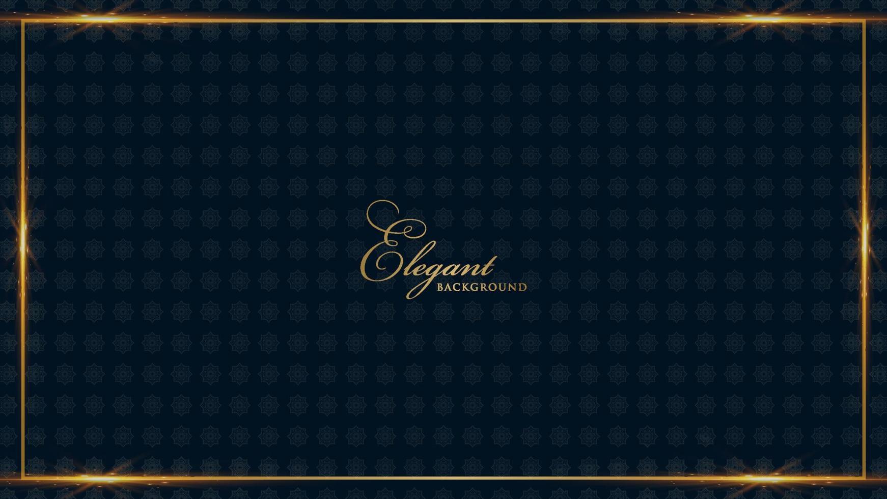 Royal golden background template vector