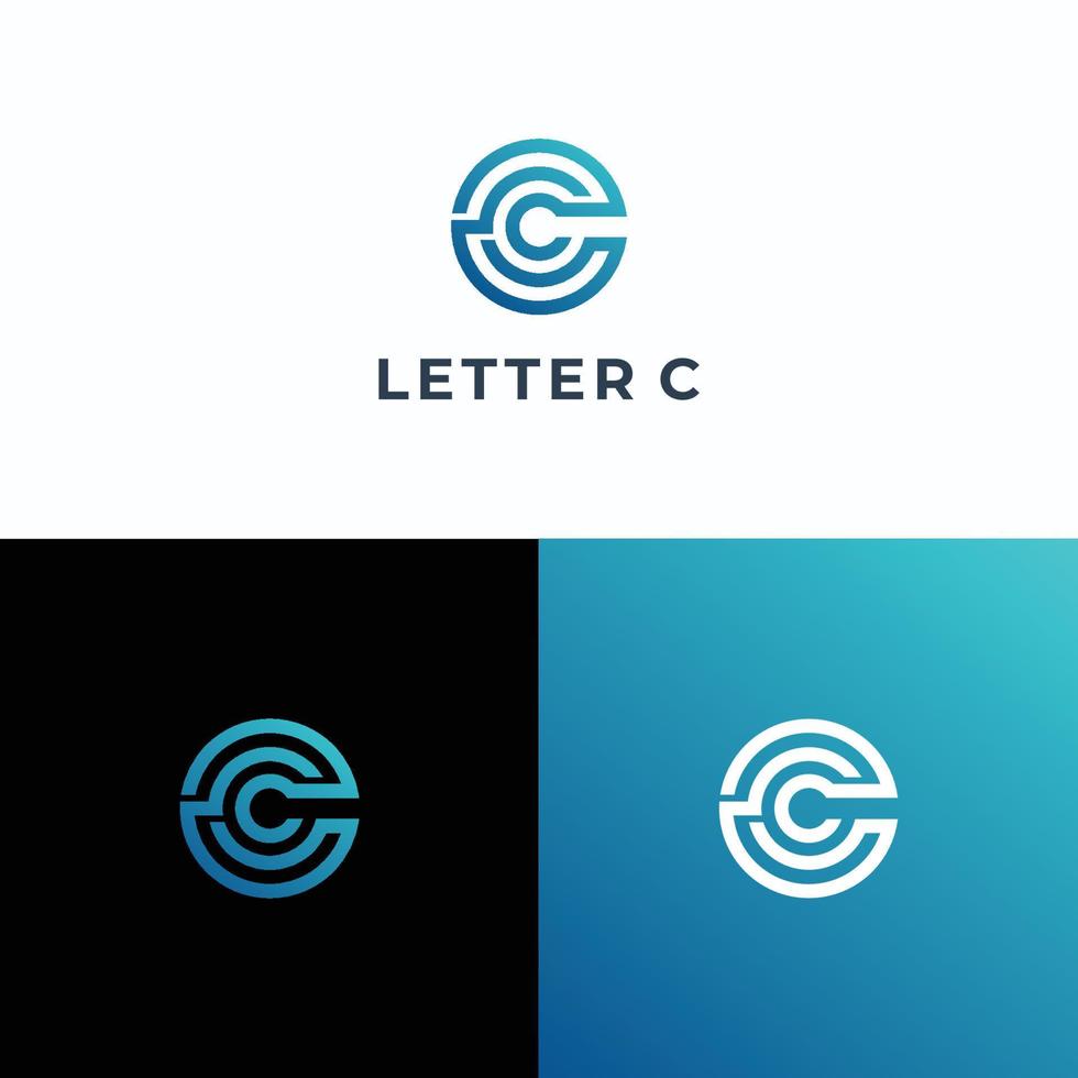 Letter C logotype vector template
