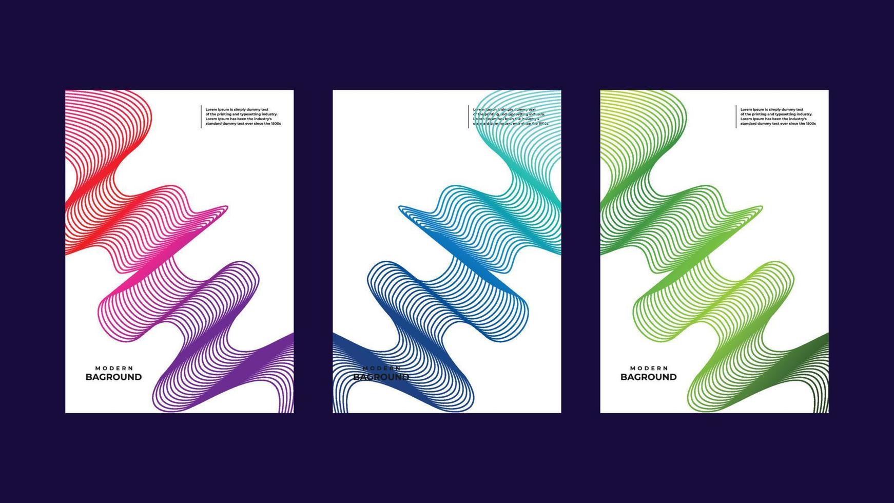 Abstract background liquid colors and lines in a beautiful combination Modern vector template for design of posters and much more