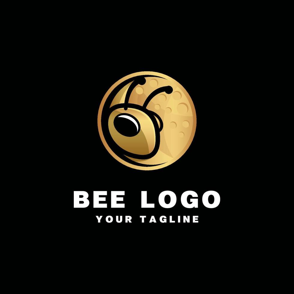 vector de logotipo de abeja