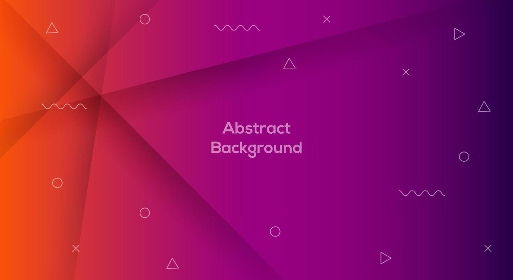 Abstract Colorful Purple with Geometric Shape Combination Background Design. vector