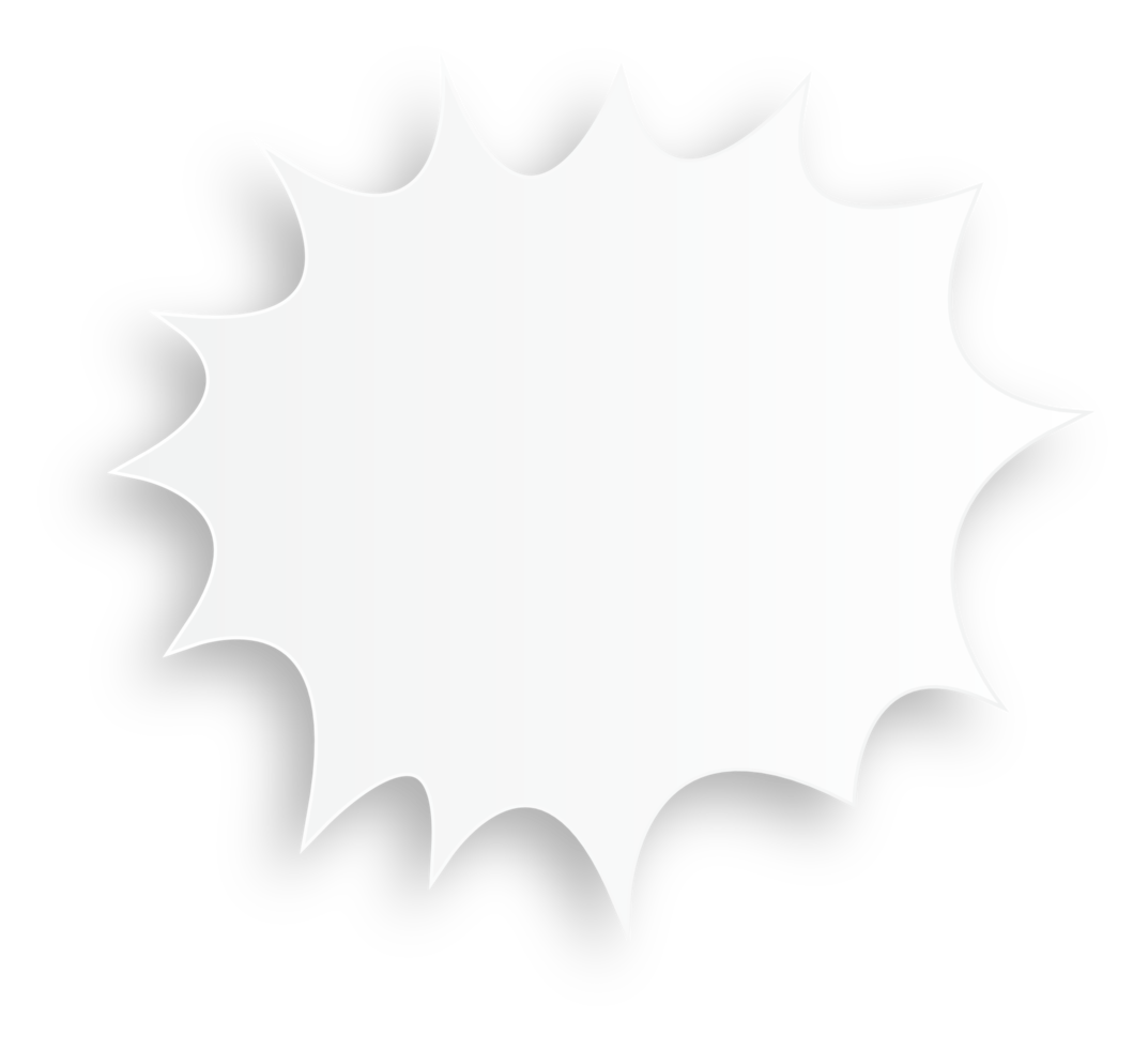 bulle blanche vide png