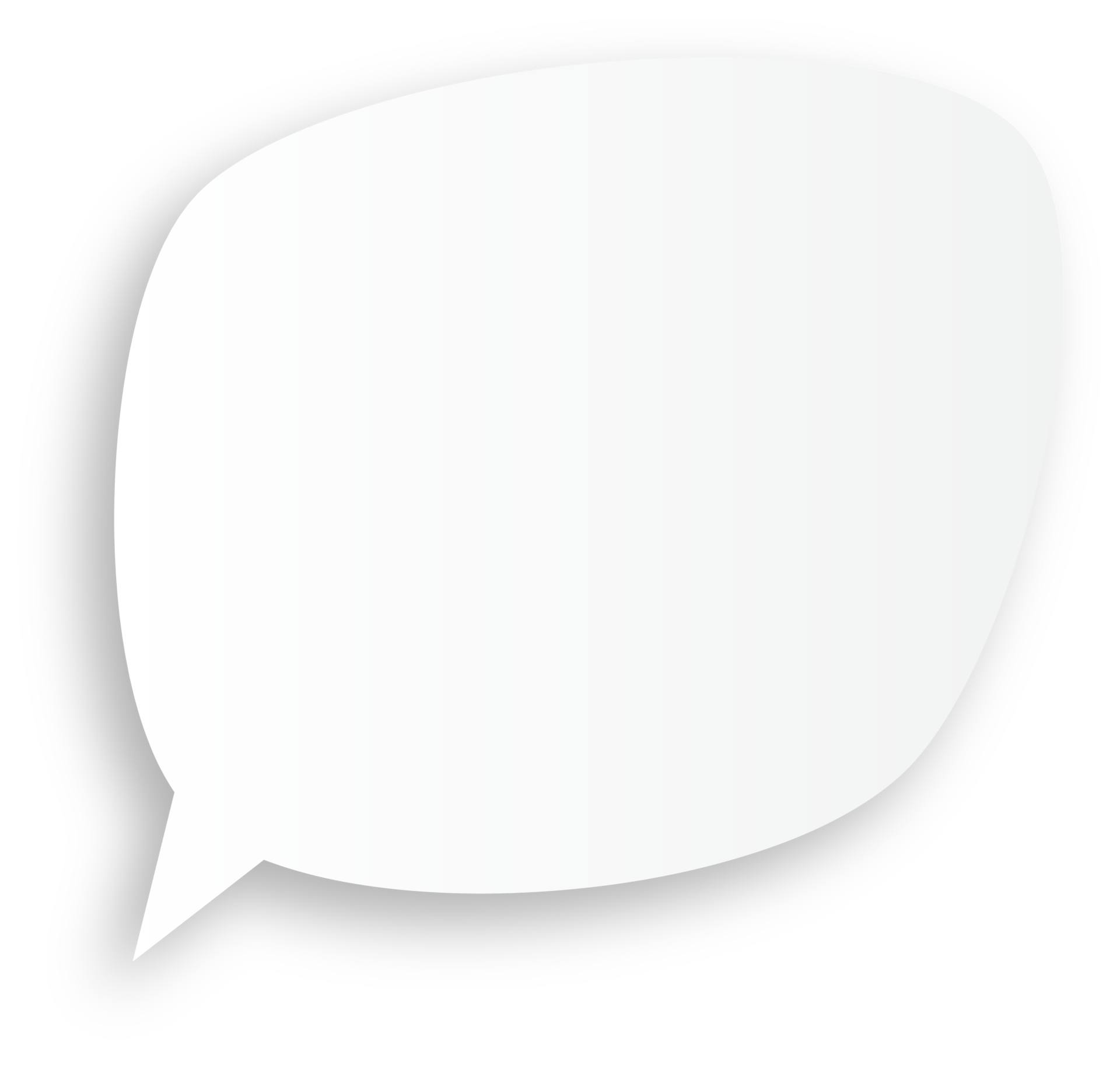 White Empty Speech Bubble 11720948 PNG