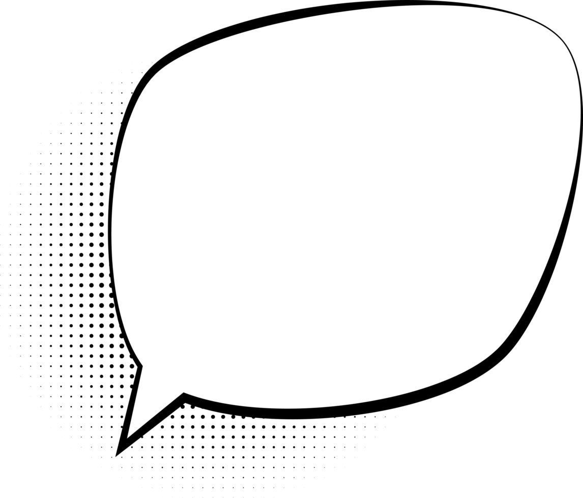 White Empty Speech Bubble png