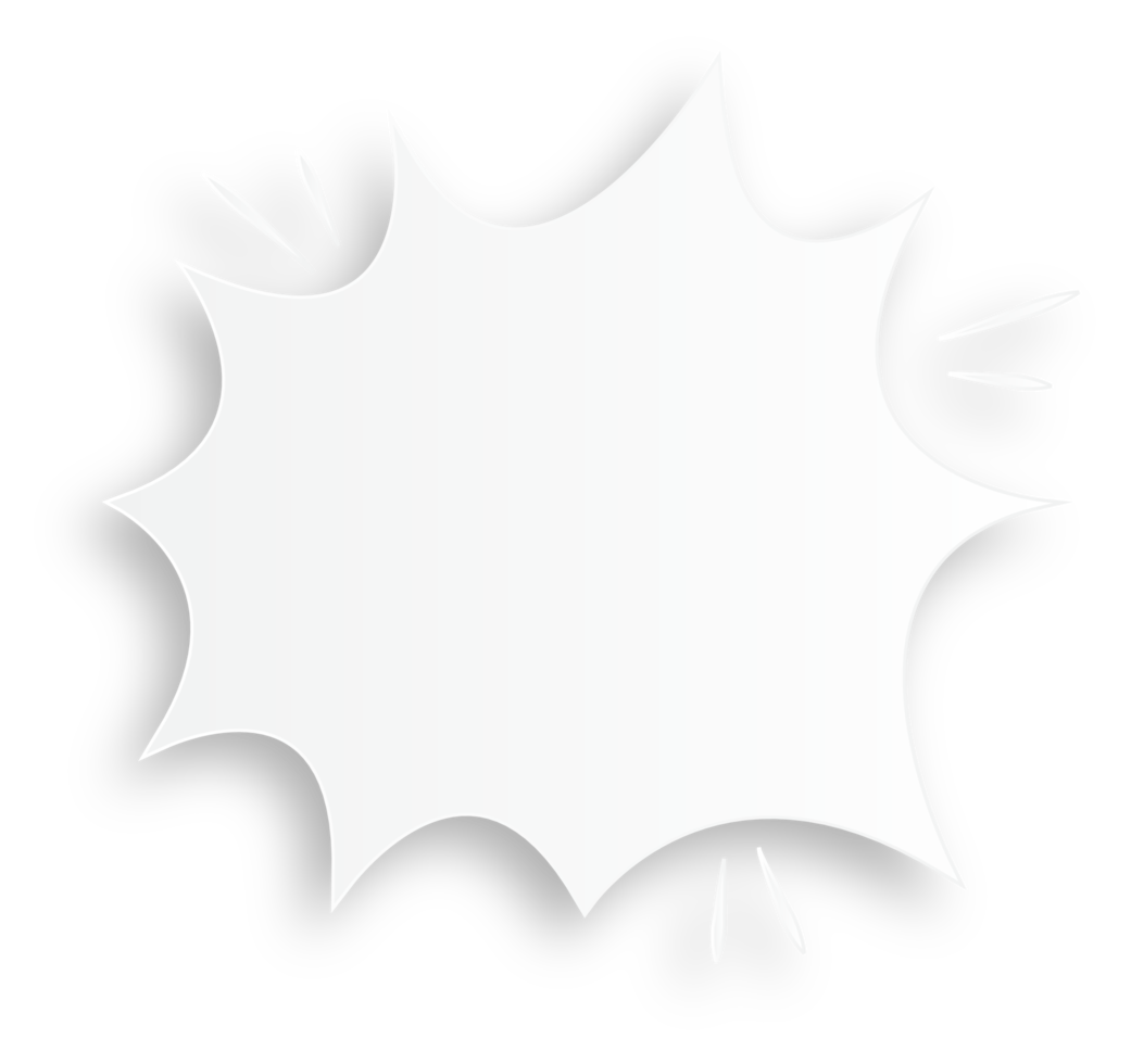 bulle blanche vide png