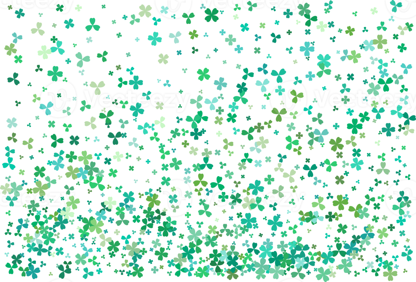 Flying green shamrock. png