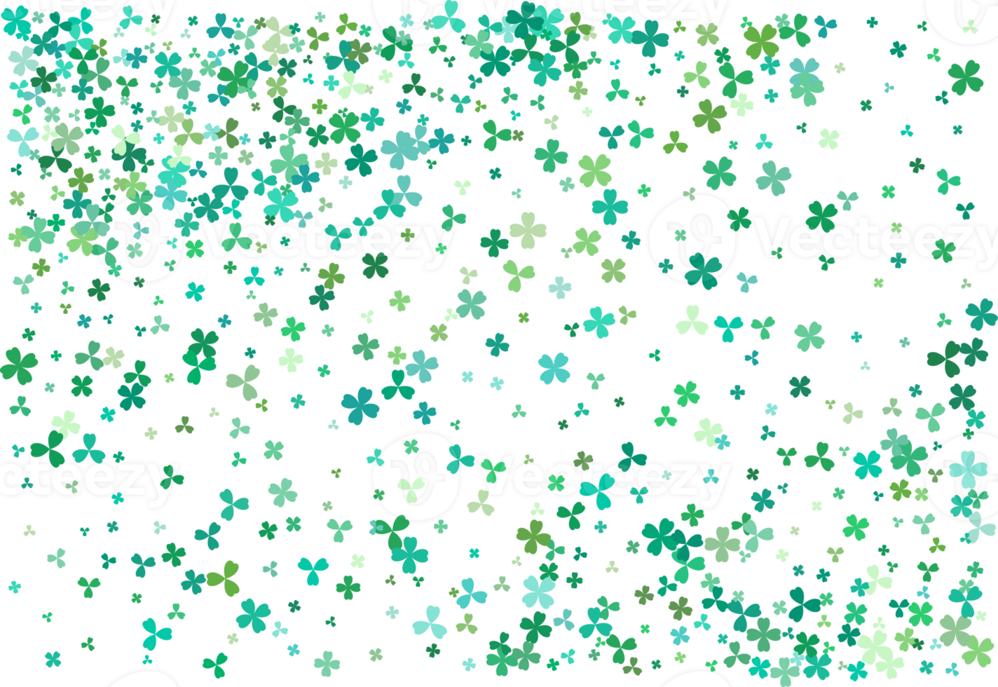 Flying clover leaves. png