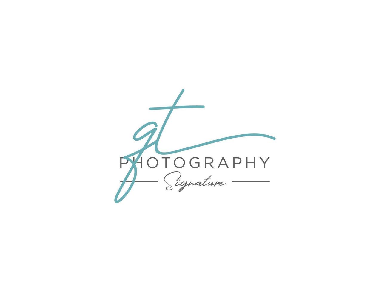 Letter QT Signature Logo Template Vector