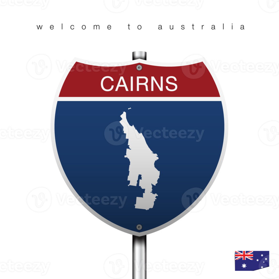 The City label and map of AUSTRALIA In American Signs Style. png