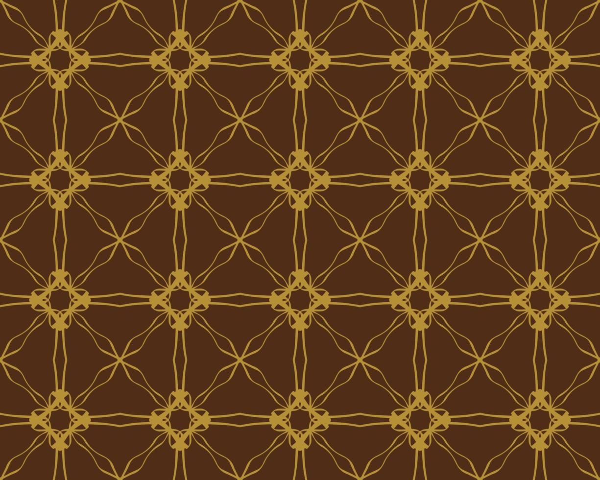 Luxury brown geometric pattern design with tribal shape elements. Ideal for fabric design, paper print and web backdrop. vector