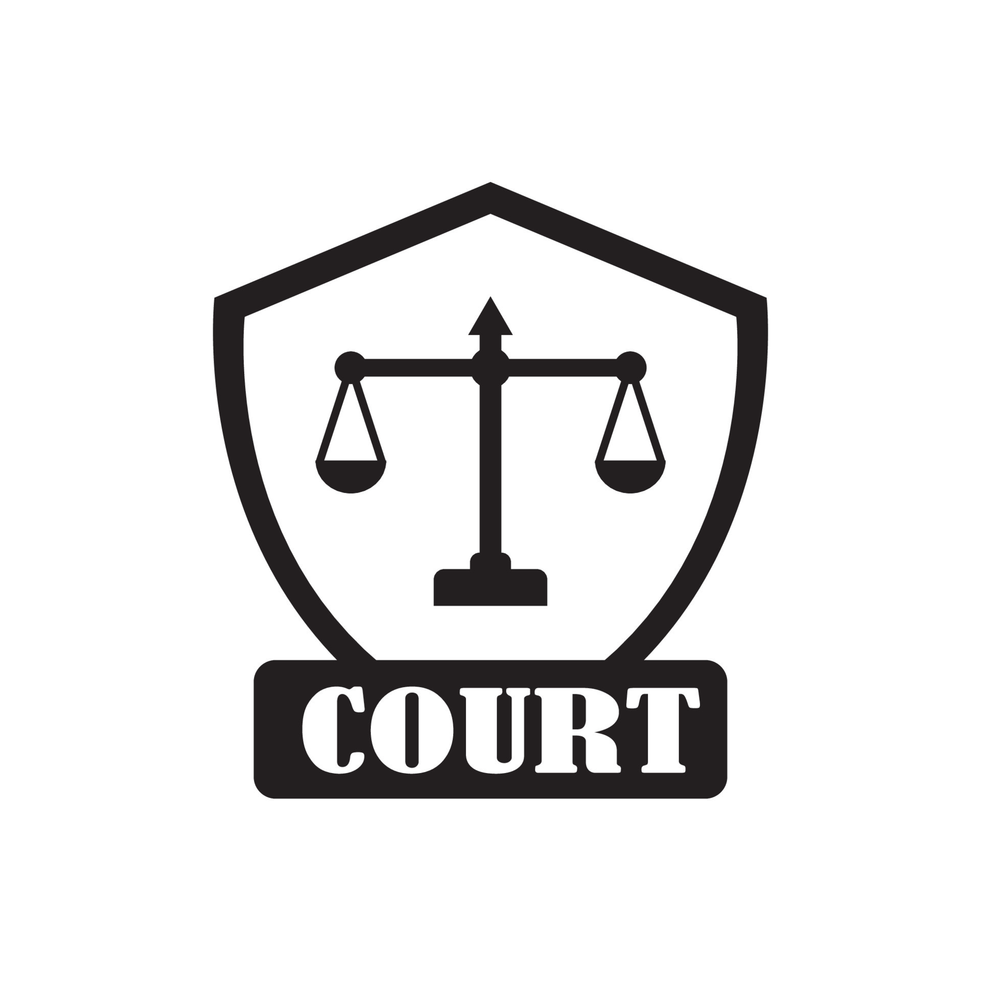 court icon logo vector 11722185 Vector Art at Vecteezy