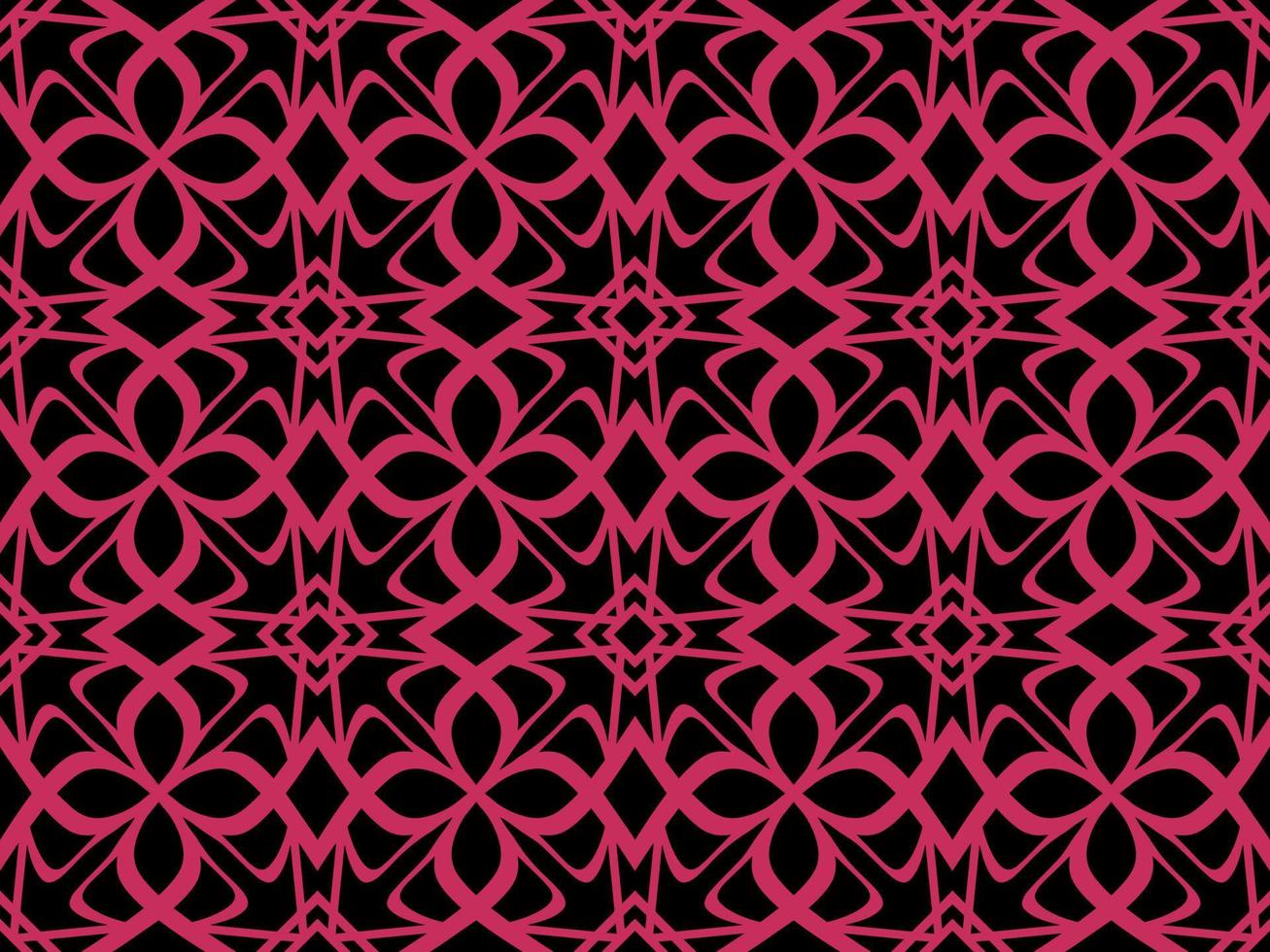 Pink Geometric Seamless Pattern with Tribal Shape. Pattern designed in Ikat, Aztec, Moroccan, Thai, Luxury Arabic Style. Ideal for Fabric Garment, Ceramics, Wallpaper. Vector Illustration.