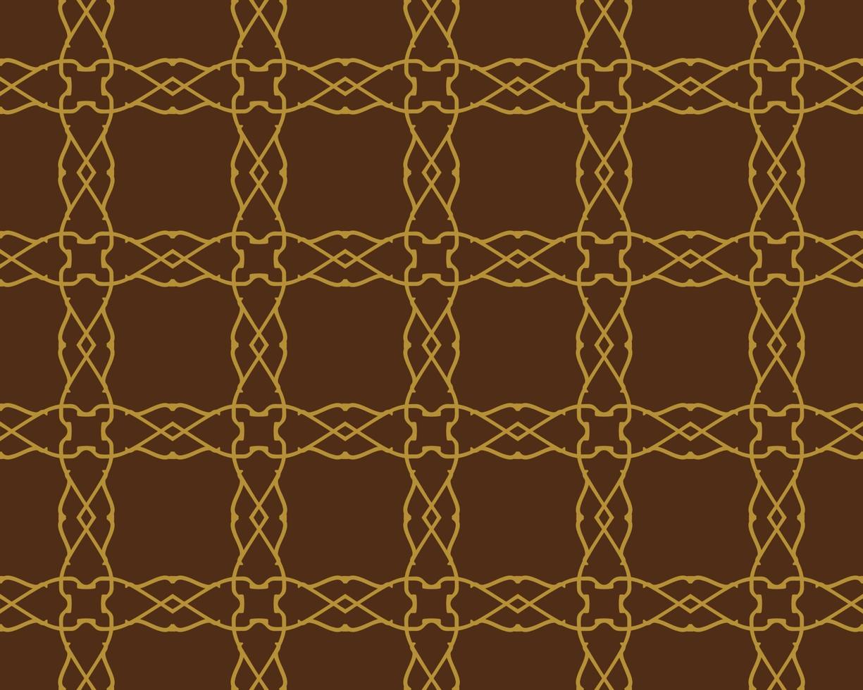 Luxury brown geometric pattern design with tribal shape elements. Ideal for fabric design, paper print and web backdrop. vector