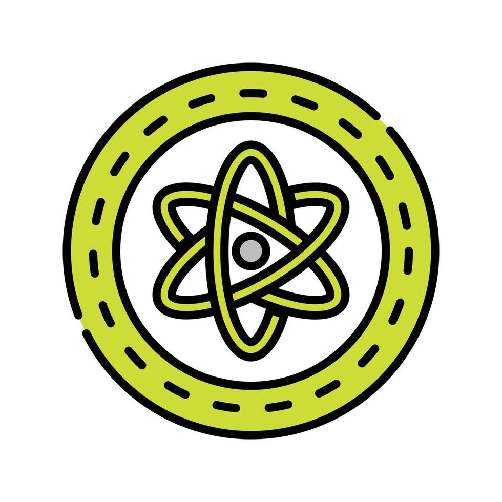 Atom Molecule Icon vector