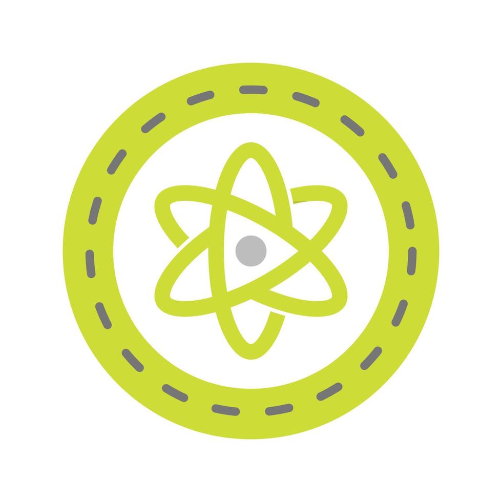 Atom Molecule Icon vector