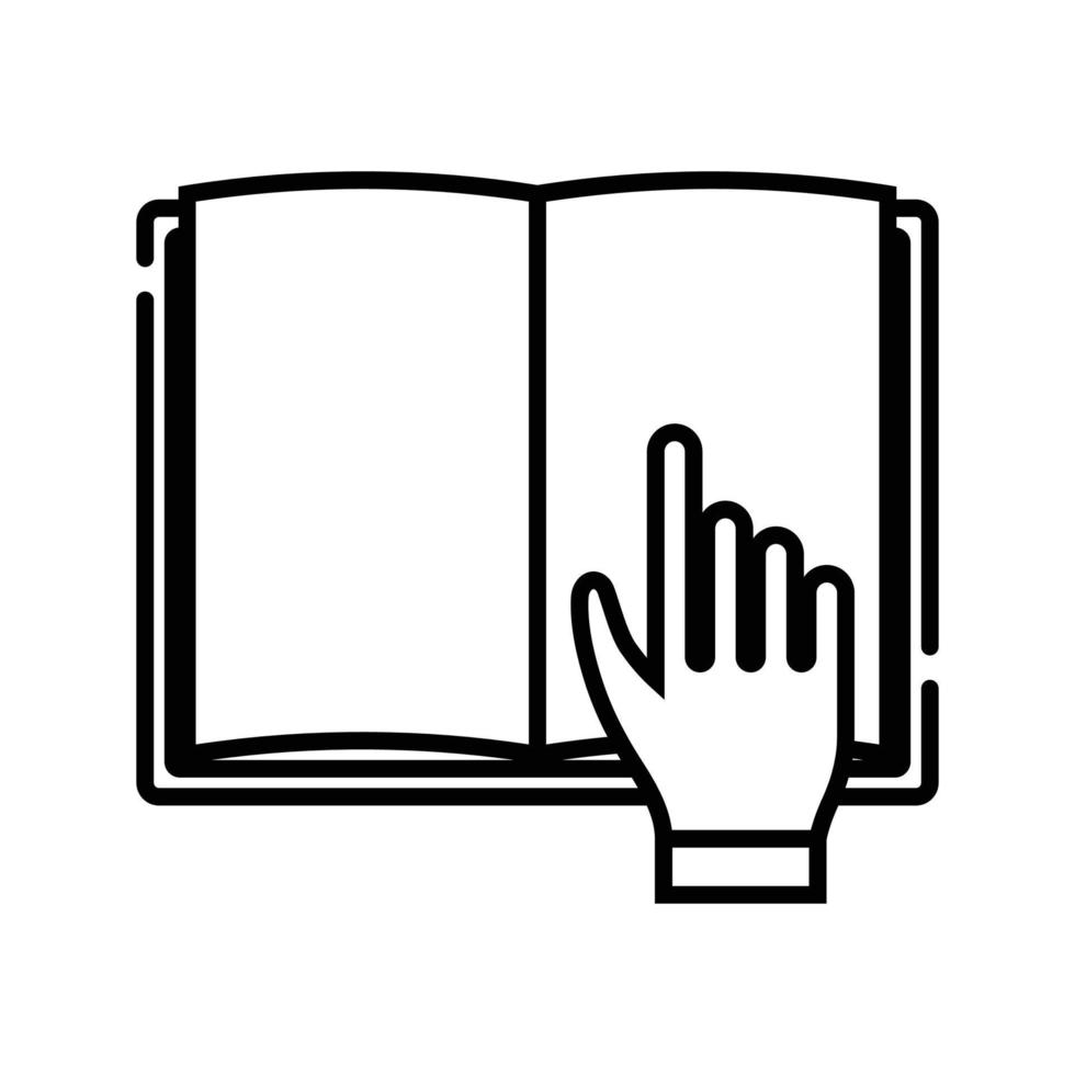 Reading Book Icon vector
