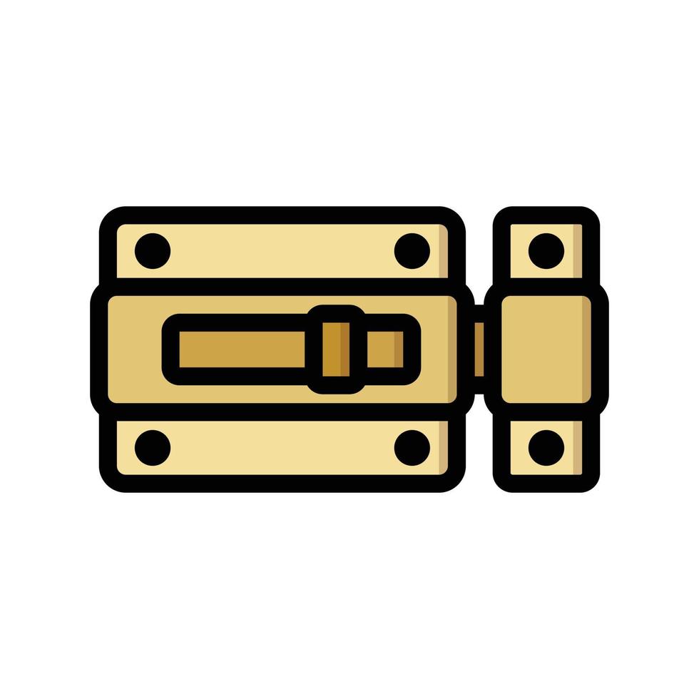 Door Latch Icon vector