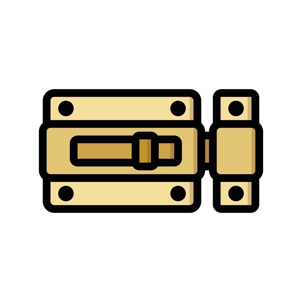 Door Latch Icon vector