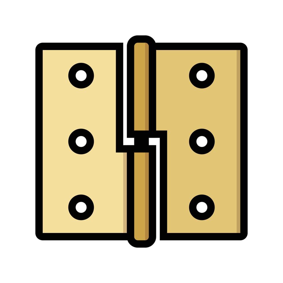 icono de bisagra de puerta vector