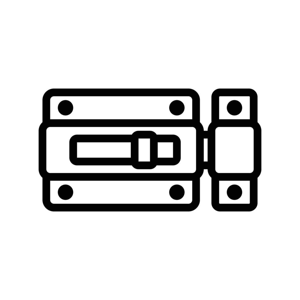 Door Latch Icon vector