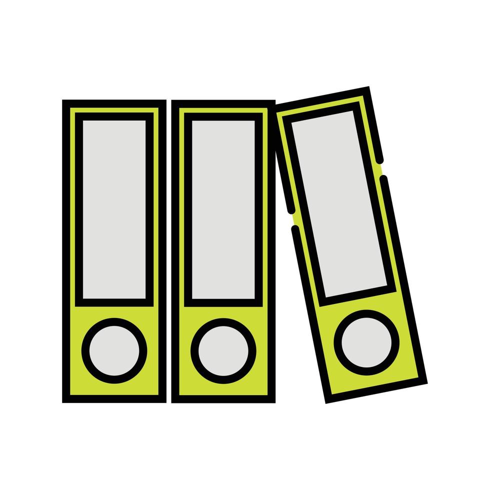 Document Binders Icon vector