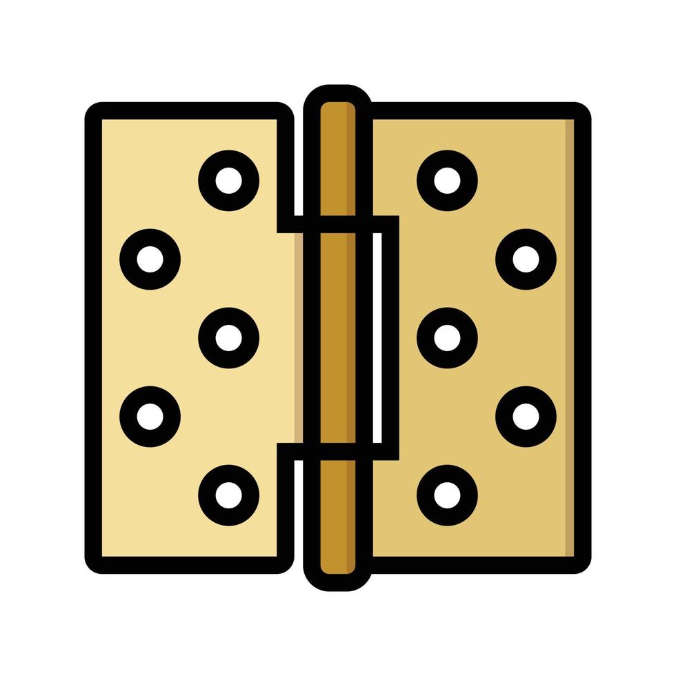 icono de bisagra de puerta vector