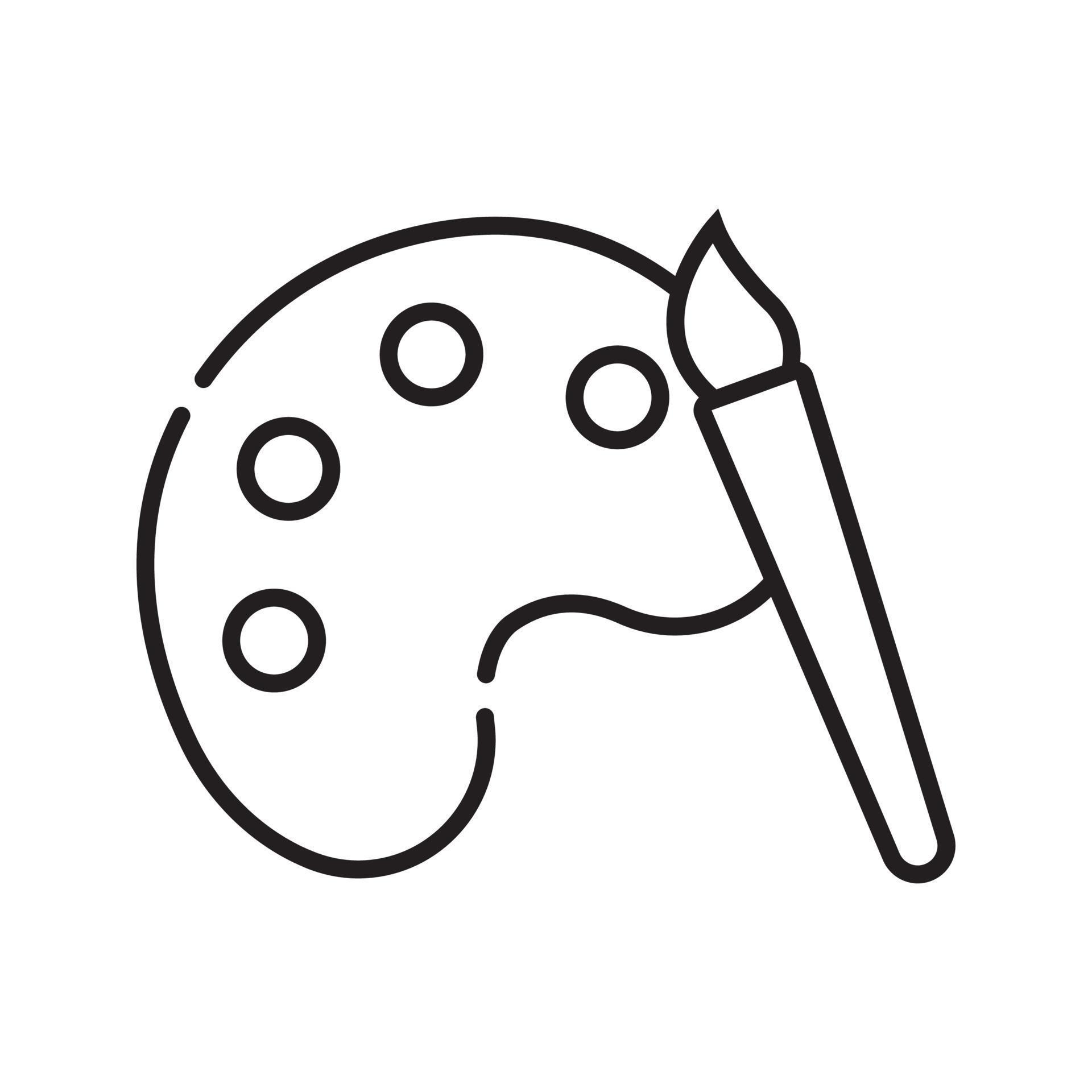 Paint Palette Icon 11722963 Vector Art at Vecteezy