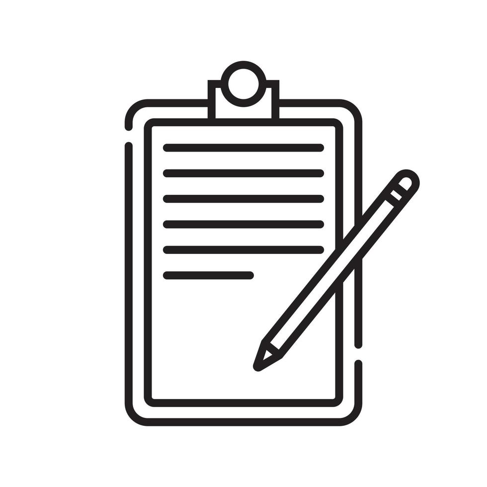 Write Notepad Icon vector