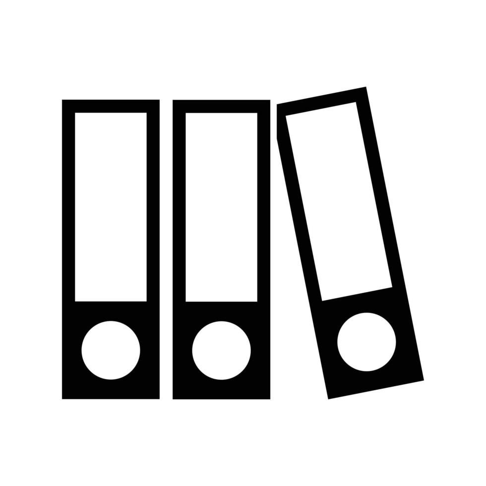 Document Binders Icon vector