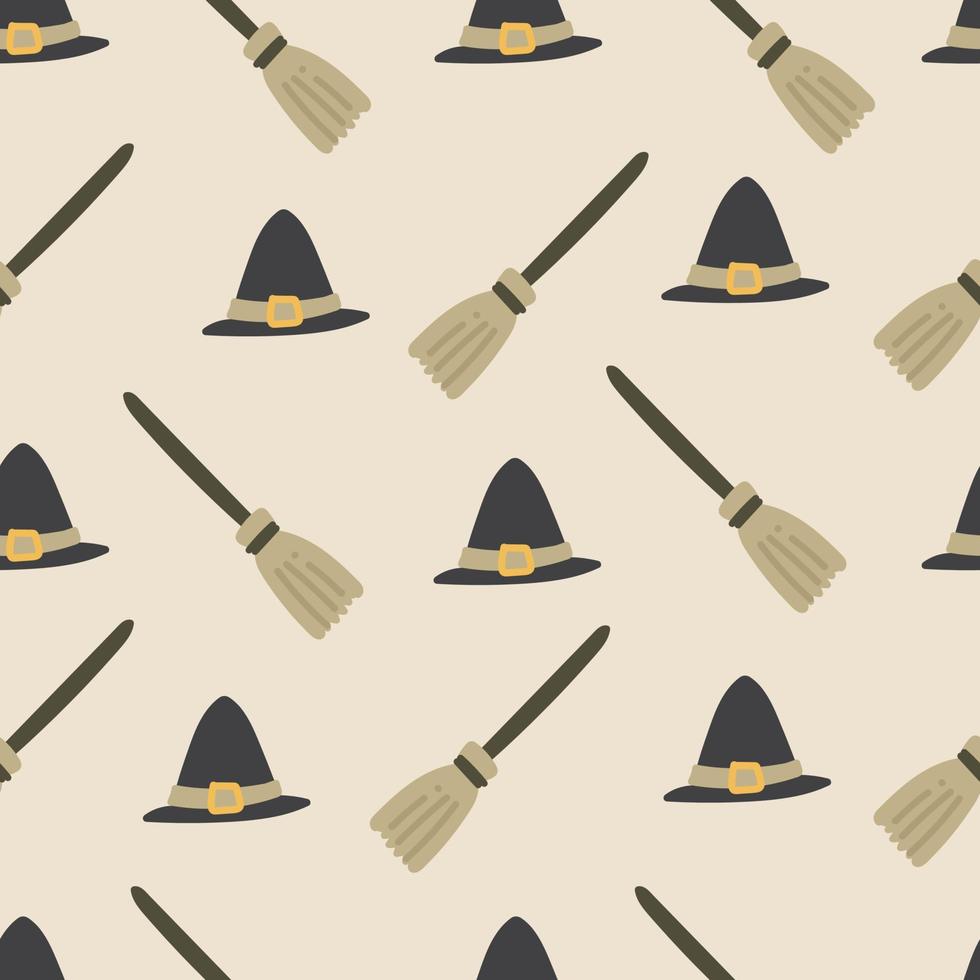 Witch Stuff Seamless Pattern vector