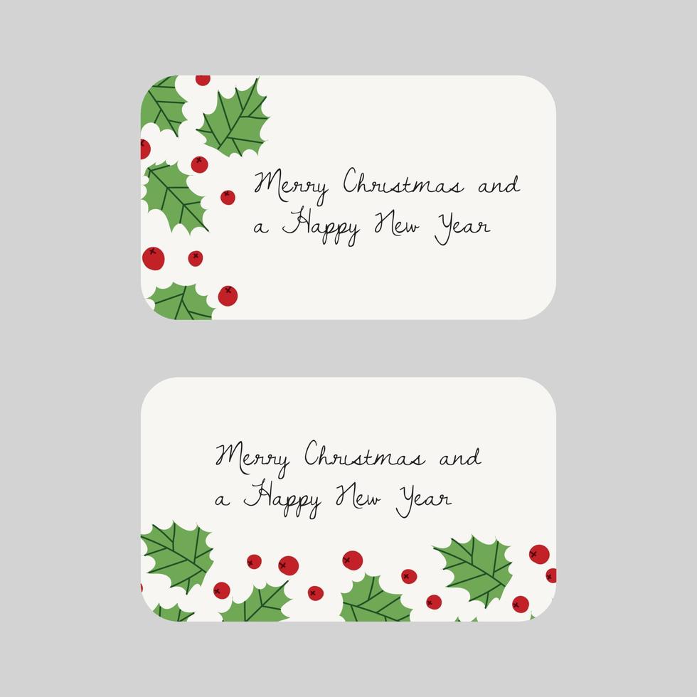 Christmas Greeting Cards vector