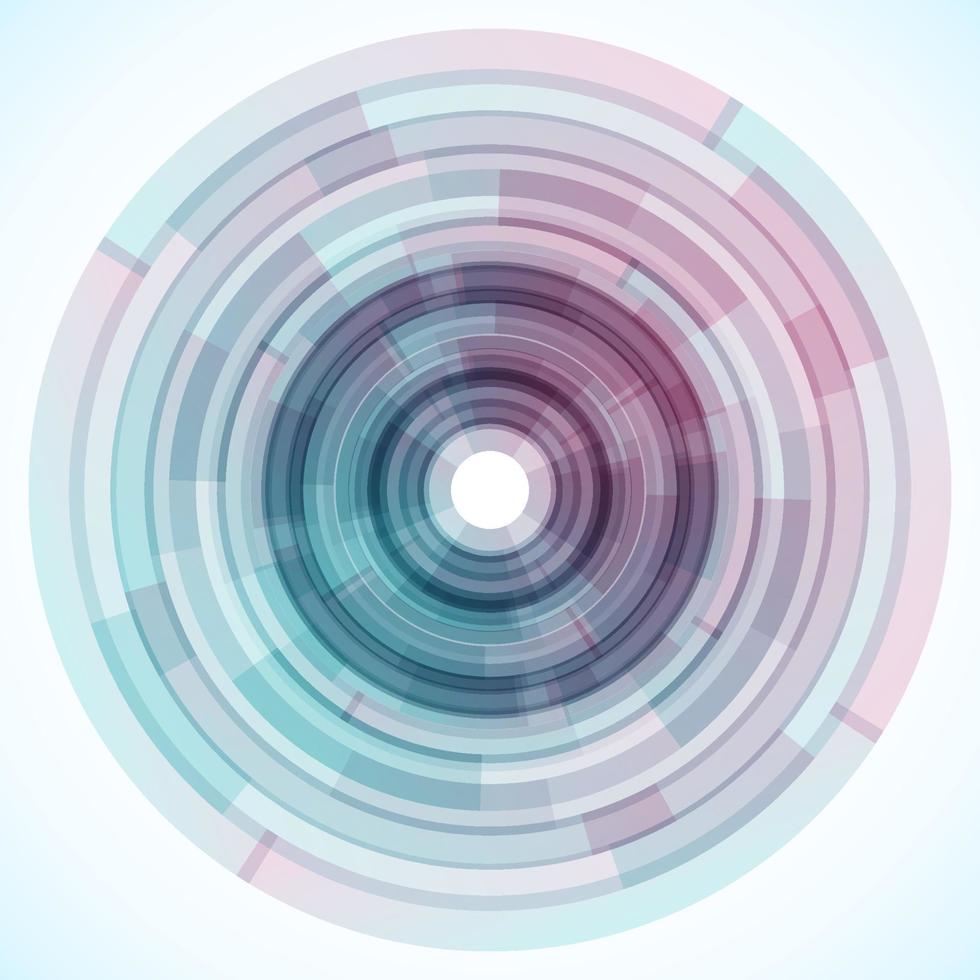 Geometric frame from circles, vector abstract background, wallpaper