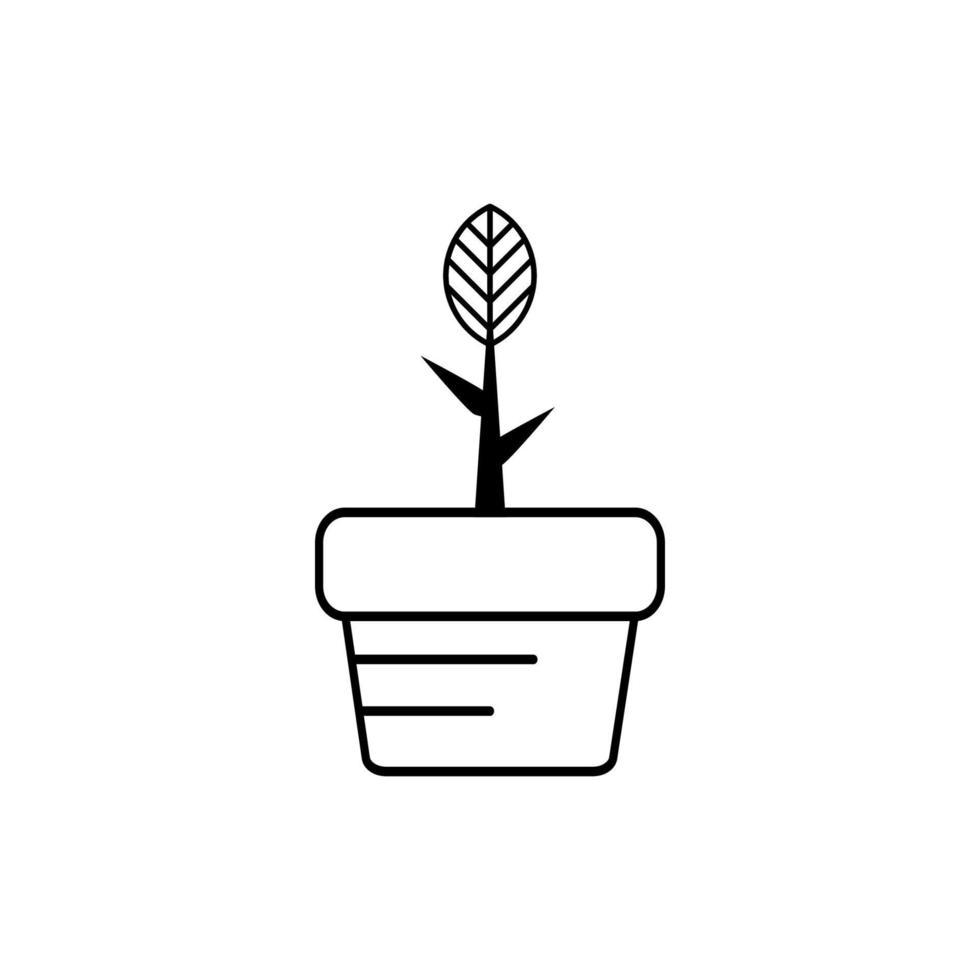 vector de icono de planta