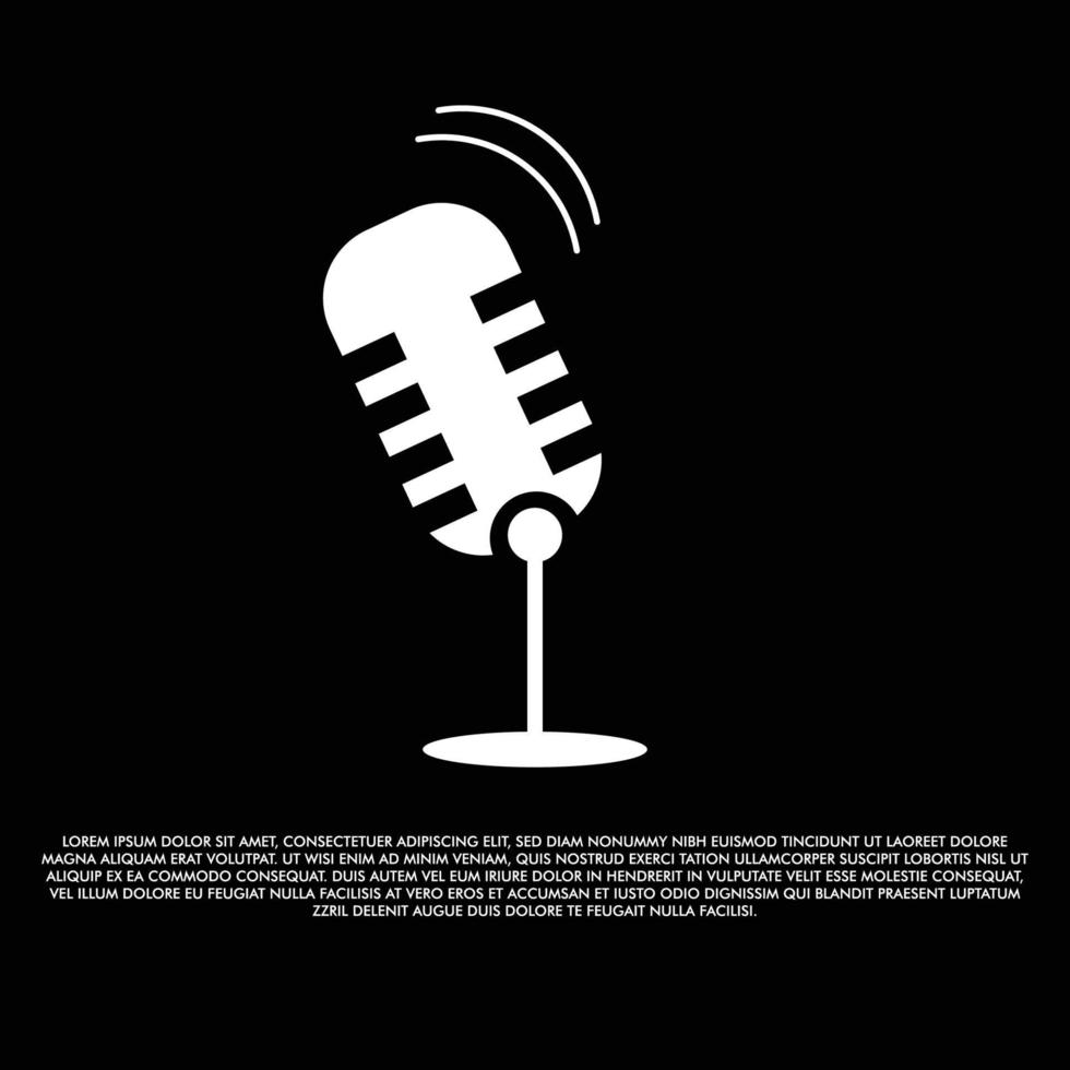 podcast logo vector