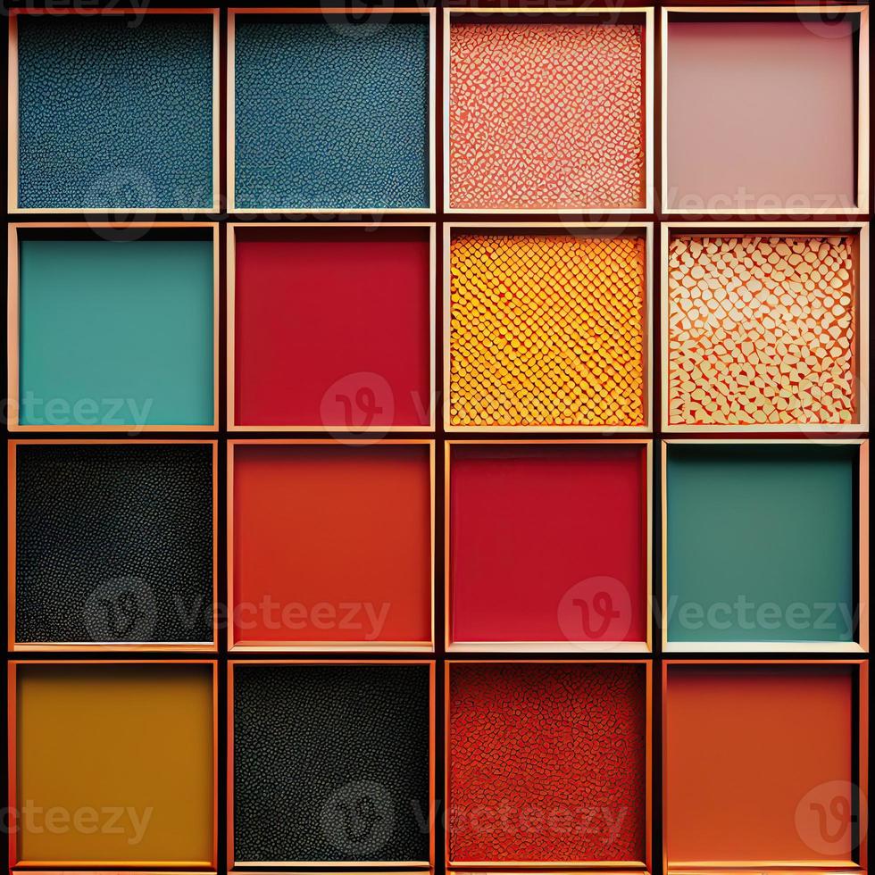 Color textured blocks in the frames background photo