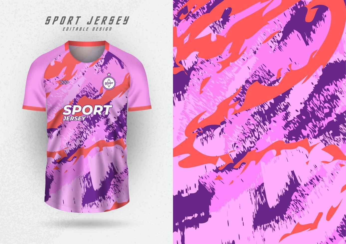 Background mockup for sports team jerseys, jerseys, running jerseys, patterned purple backgrounds. vector